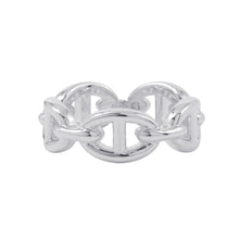 将图像加载到图库查看器中，HERMES Chaine d&#39;Ancre Anchene Ring Size PM/52/#12 SV925

