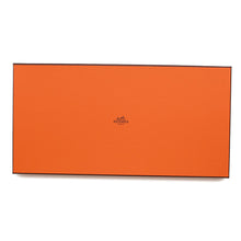 Load image into Gallery viewer, HERMES Carre LETTRES EQUESTRES Size 140 Miel/Blue/Brown Cashmere70% Silk30%
