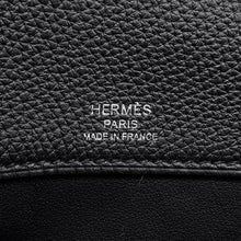 将图像加载到图库查看器中，HERMES Sac A Depeches Shoulder Bag Black Togo Leather Size 21
