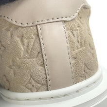 将图像加载到图库查看器中，LOUIS VUITTON Time Out Line Monogram Sneakers Nude1ABR2K Suede leather Size 37H
