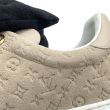 将图像加载到图库查看器中，LOUIS VUITTON Time Out Line Monogram Sneakers Nude1ABR2K Suede leather Size 37H
