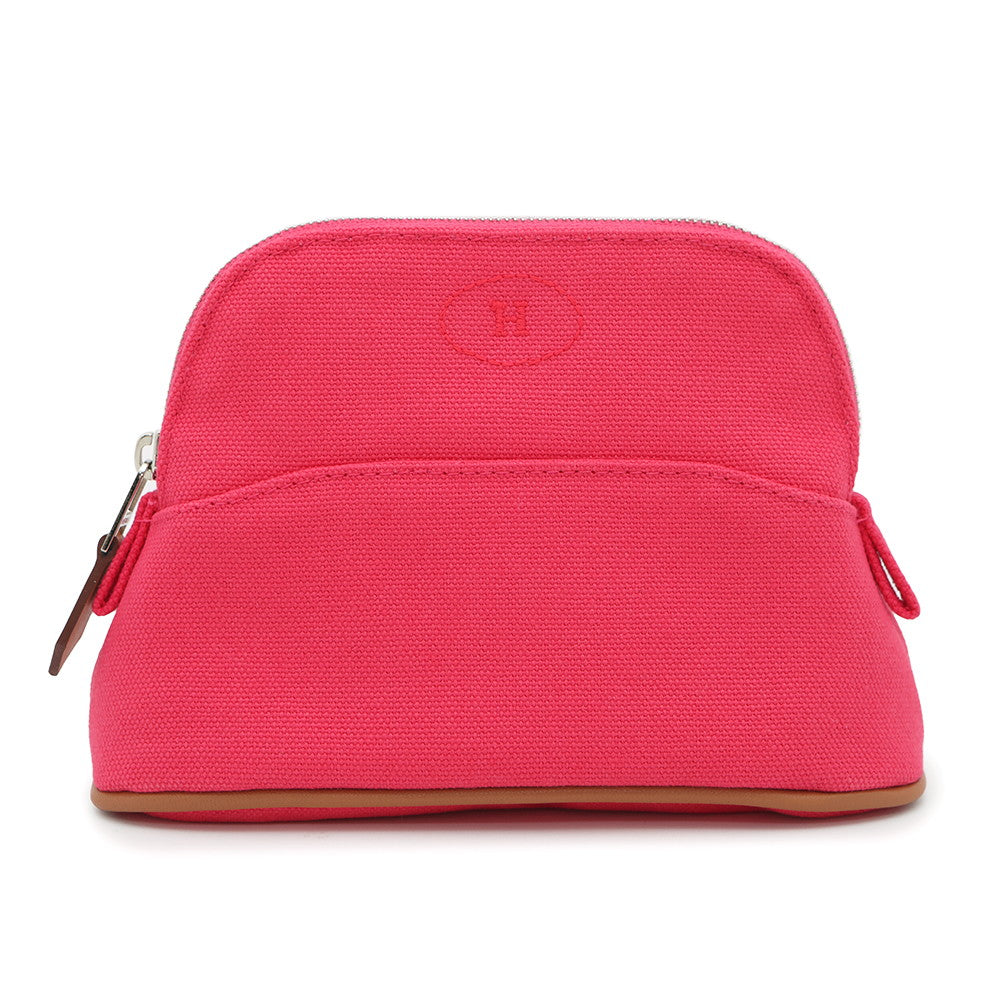 HERMES BolidePouch Hibiscus Canvas Size Mini mini