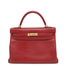 Load image into Gallery viewer, HERMES ★Kelly Retourne Rouge Vif Box Calf Leather Size 32
