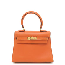 Load image into Gallery viewer, HERMES Mini Kelly Orange Gulliver Size 20
