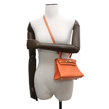 Load image into Gallery viewer, HERMES Mini Kelly Orange Gulliver Size 20
