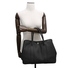 Load image into Gallery viewer, HERMES Garden Party Black Country Leather Size PM
