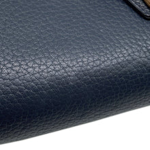 Load image into Gallery viewer, HERMES Golf Tee Shoulder Bag Navy Fjord Leather
