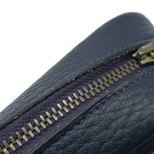 Load image into Gallery viewer, HERMES Golf Tee Shoulder Bag Navy Fjord Leather
