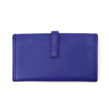 Load image into Gallery viewer, HERMES Jige Duo Blue Electric Swift Leather
