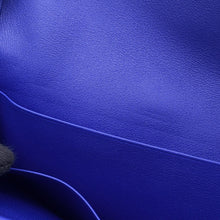 Load image into Gallery viewer, HERMES Jige Duo Blue Electric Swift Leather
