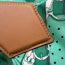 将图像加载到图库查看器中，HERMES LA PROMENADE DU MATIN (Morning Walk) Vert Comics/Natural Silk Vache Hunter Leather
