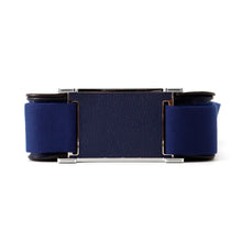 Load image into Gallery viewer, HERMES Geta Navy Chevre Myzore Goatskin
