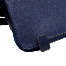 Load image into Gallery viewer, HERMES Geta Navy Chevre Myzore Goatskin
