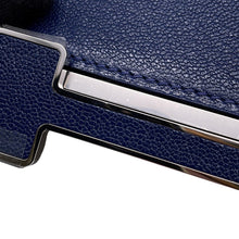 Load image into Gallery viewer, HERMES Geta Navy Chevre Myzore Goatskin
