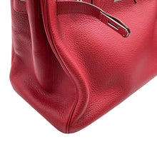 将图像加载到图库查看器中，HERMES Birkin Rouge Casaque Taurillon Clemence Size 35
