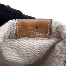 Load image into Gallery viewer, HERMES Fourbi Natural Toile Chevrons Barenia Leather Size 25

