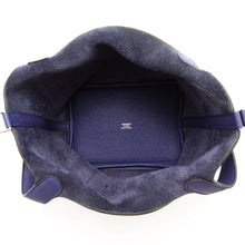 Load image into Gallery viewer, HERMES Picotin Lock Blue Encre Taurillon Clemence Size PM
