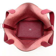 Load image into Gallery viewer, HERMES Picotin Lock Ruby Taurillon Clemence Size PM
