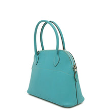 将图像加载到图库查看器中，HERMES Bolide Lagon Chevre Myzore Goatskin Size 27
