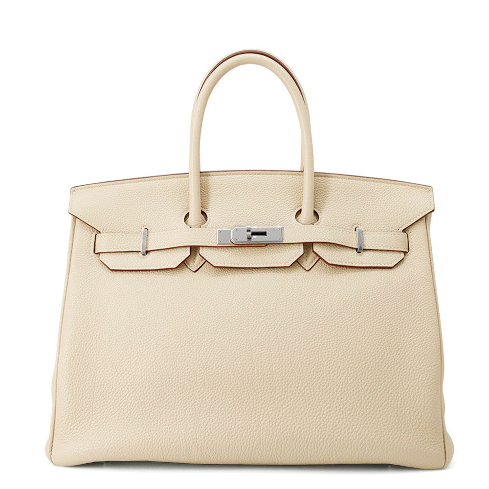 HERMES ★Birkin Parchement Togo Leather Size 35