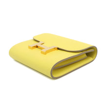 将图像加载到图库查看器中，HERMES Constance Slim Lime Evercolor
