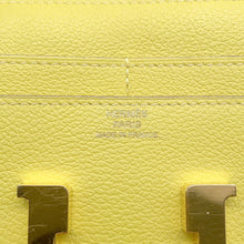将图像加载到图库查看器中，HERMES Constance Slim Lime Evercolor
