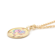 Load image into Gallery viewer, HERMES Medaille Funny Ice Cream Necklace Size PM Yellow Metal

