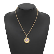 Load image into Gallery viewer, HERMES Medaille Funny Ice Cream Necklace Size PM Yellow Metal
