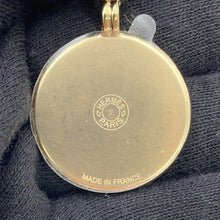 Load image into Gallery viewer, HERMES Medaille Funny Ice Cream Necklace Size PM Yellow Metal
