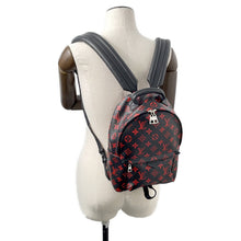 Load image into Gallery viewer, LOUIS VUITTON Palm Springs Backpack Noir/Red/KhakiM41458 Monogram / Anfra Rouge Size PM
