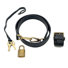 将图像加载到图库查看器中，LOUIS VUITTON Montaigne NoirM41048 Monogram Empreinte Leather Size MM
