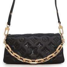 将图像加载到图库查看器中，LOUIS VUITTON PochetteCoussin Noir/PinkM83359 Monogram・Pattern Lamb Leather
