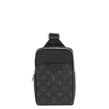 将图像加载到图库查看器中，LOUIS VUITTON outdoor sling bag NoirM30741 Monogram Eclipse Taiga Leather
