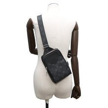 将图像加载到图库查看器中，LOUIS VUITTON outdoor sling bag NoirM30741 Monogram Eclipse Taiga Leather
