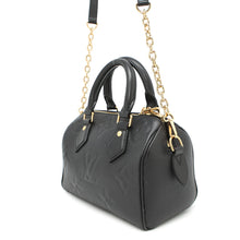 将图像加载到图库查看器中，LOUIS VUITTON Speedy Bandouliere NoirM58953 Monogram Empreinte Leather Size 20
