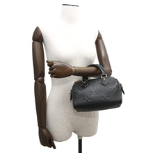 将图像加载到图库查看器中，LOUIS VUITTON Speedy Bandouliere NoirM58953 Monogram Empreinte Leather Size 20
