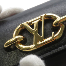 将图像加载到图库查看器中，LOUIS VUITTON Bijoux Sac/Earphone Holder LV Link NoirM00829 Leather
