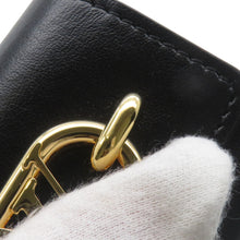 将图像加载到图库查看器中，LOUIS VUITTON Bijoux Sac/Earphone Holder LV Link NoirM00829 Leather
