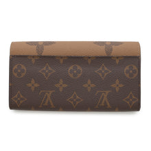 将图像加载到图库查看器中，LOUIS VUITTON Portefeuille Sarah NoirM80726 Monogram Reverse Canvas/Monogram
