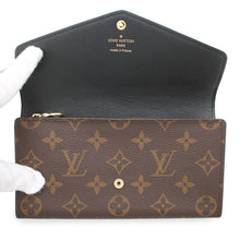将图像加载到图库查看器中，LOUIS VUITTON Portefeuille Sarah NoirM80726 Monogram Reverse Canvas/Monogram
