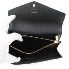 将图像加载到图库查看器中，LOUIS VUITTON Portefeuille Sarah NoirM80726 Monogram Reverse Canvas/Monogram
