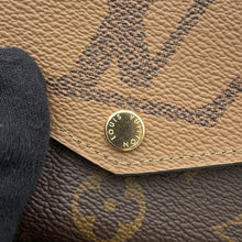 将图像加载到图库查看器中，LOUIS VUITTON Portefeuille Sarah NoirM80726 Monogram Reverse Canvas/Monogram
