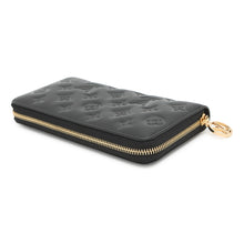 将图像加载到图库查看器中，LOUIS VUITTON Zippy Wallet NoirM81510 Monogram/Lambskin
