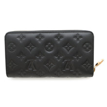 将图像加载到图库查看器中，LOUIS VUITTON Zippy Wallet NoirM81510 Monogram/Lambskin
