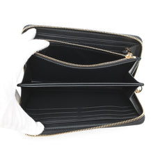 将图像加载到图库查看器中，LOUIS VUITTON Zippy Wallet NoirM81510 Monogram/Lambskin
