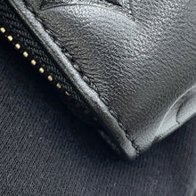 将图像加载到图库查看器中，LOUIS VUITTON Zippy Wallet NoirM81510 Monogram/Lambskin
