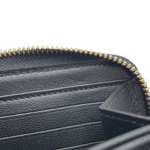 将图像加载到图库查看器中，LOUIS VUITTON Zippy Wallet NoirM81510 Monogram/Lambskin

