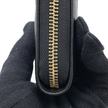 将图像加载到图库查看器中，LOUIS VUITTON Zippy Wallet NoirM81510 Monogram/Lambskin
