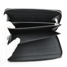 将图像加载到图库查看器中，LOUIS VUITTON ★Zippy Organizer NM BlackM30056 Taiga Leather
