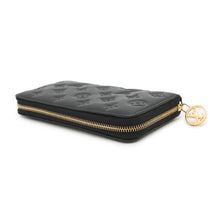 将图像加载到图库查看器中，LOUIS VUITTON Zippy Wallet NoirM81510 Monogram Lamb Leather
